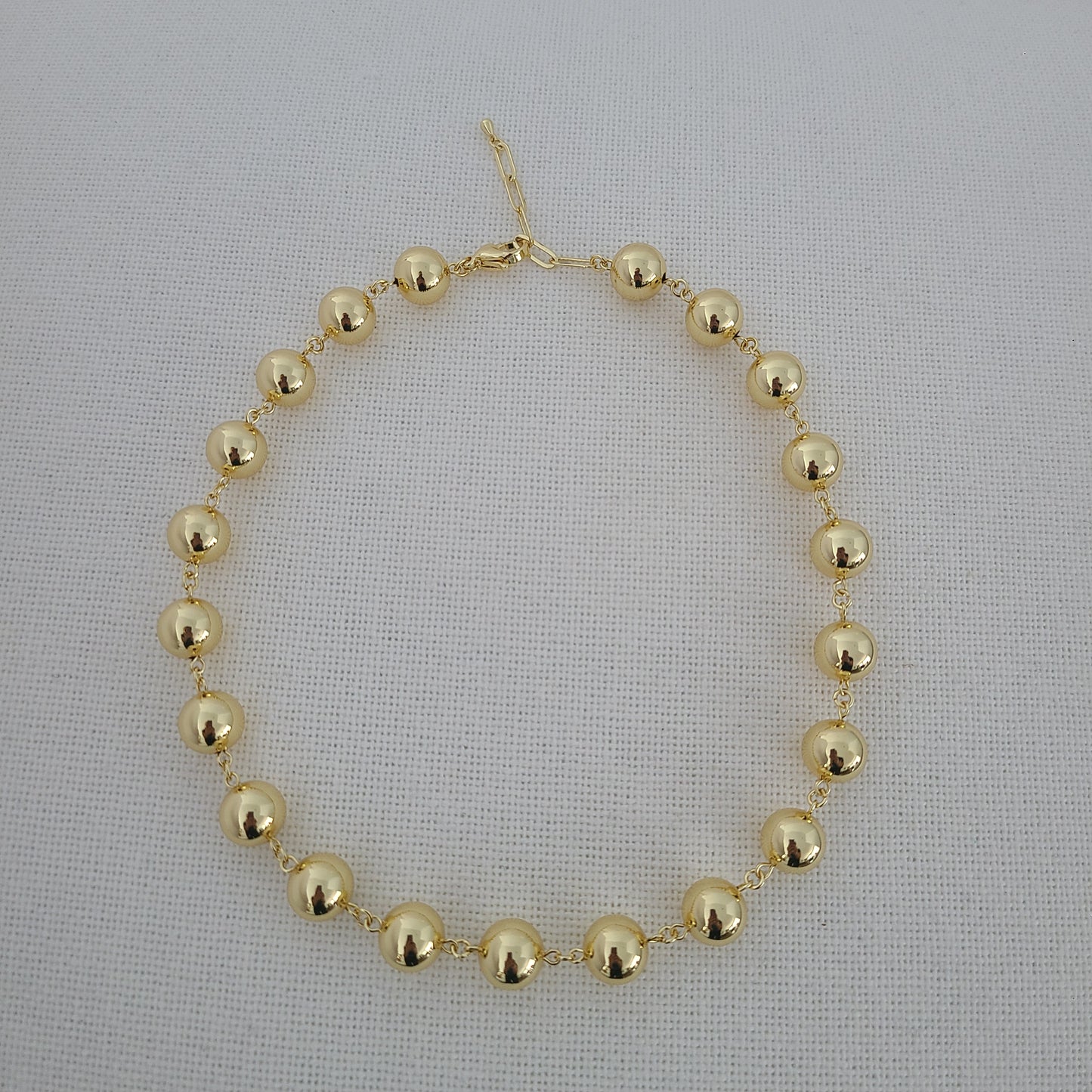 Gold Beaded Necklace