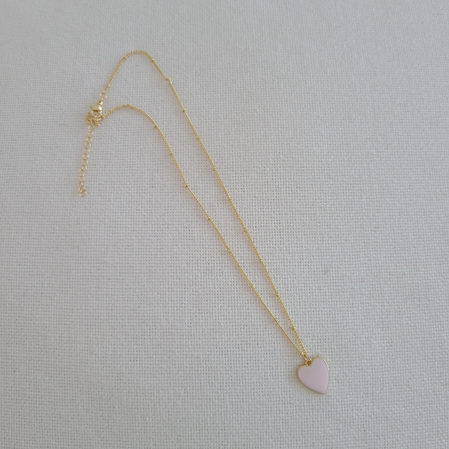 Pink Heart Necklace