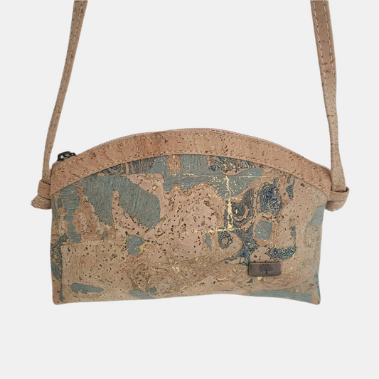 Nina Cork Handbag - Turquoise