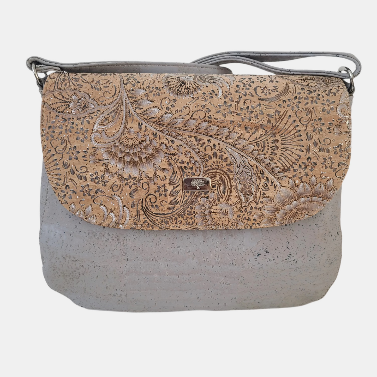 Elizabeth Cork Handbag - Gray