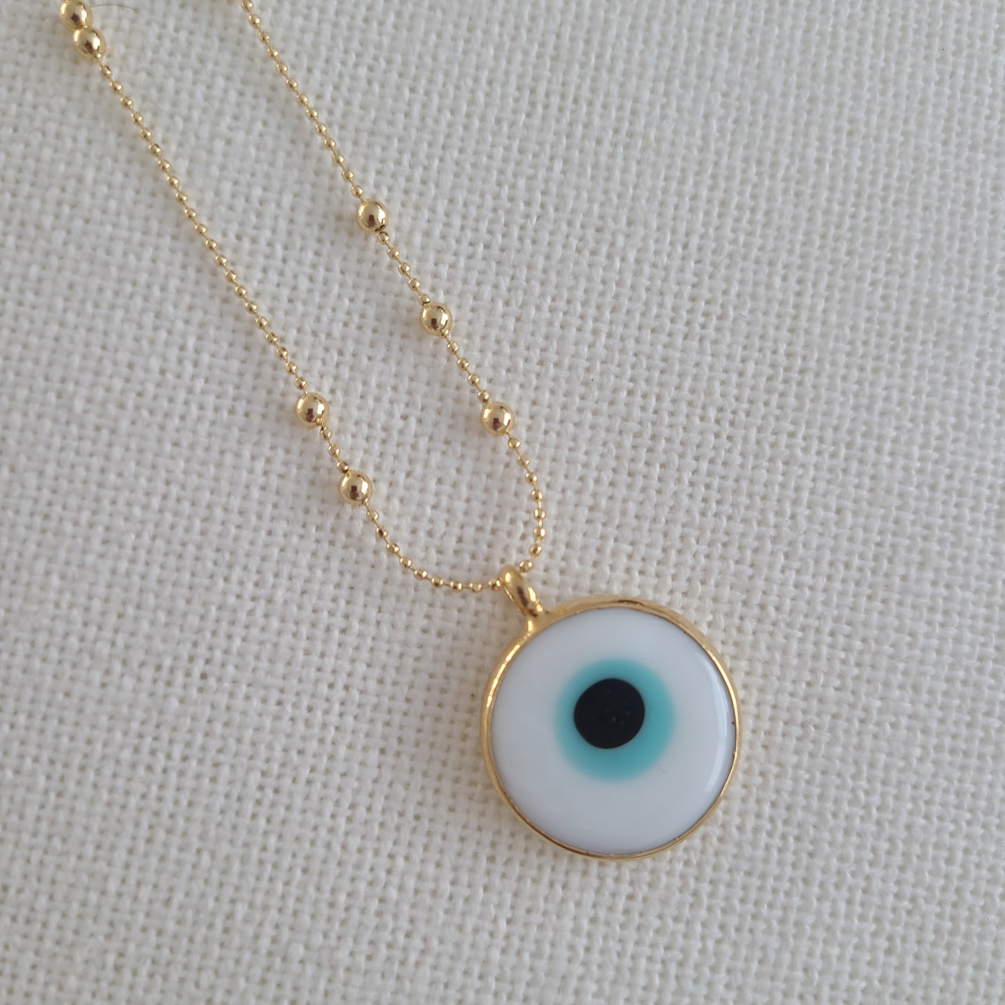 Murano Glass Evil Eye pendant Necklace