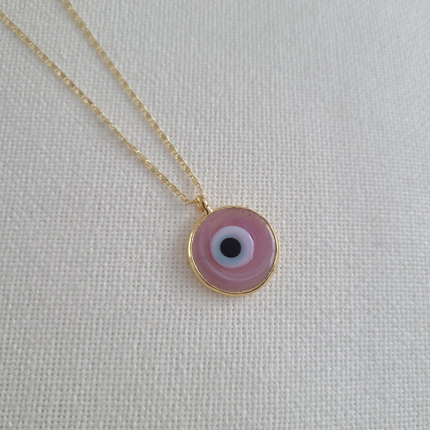 Murano Glass Evil Eye pendant Necklace