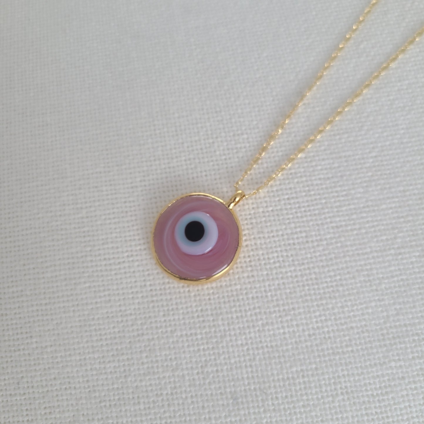 Murano Glass Evil Eye pendant Necklace