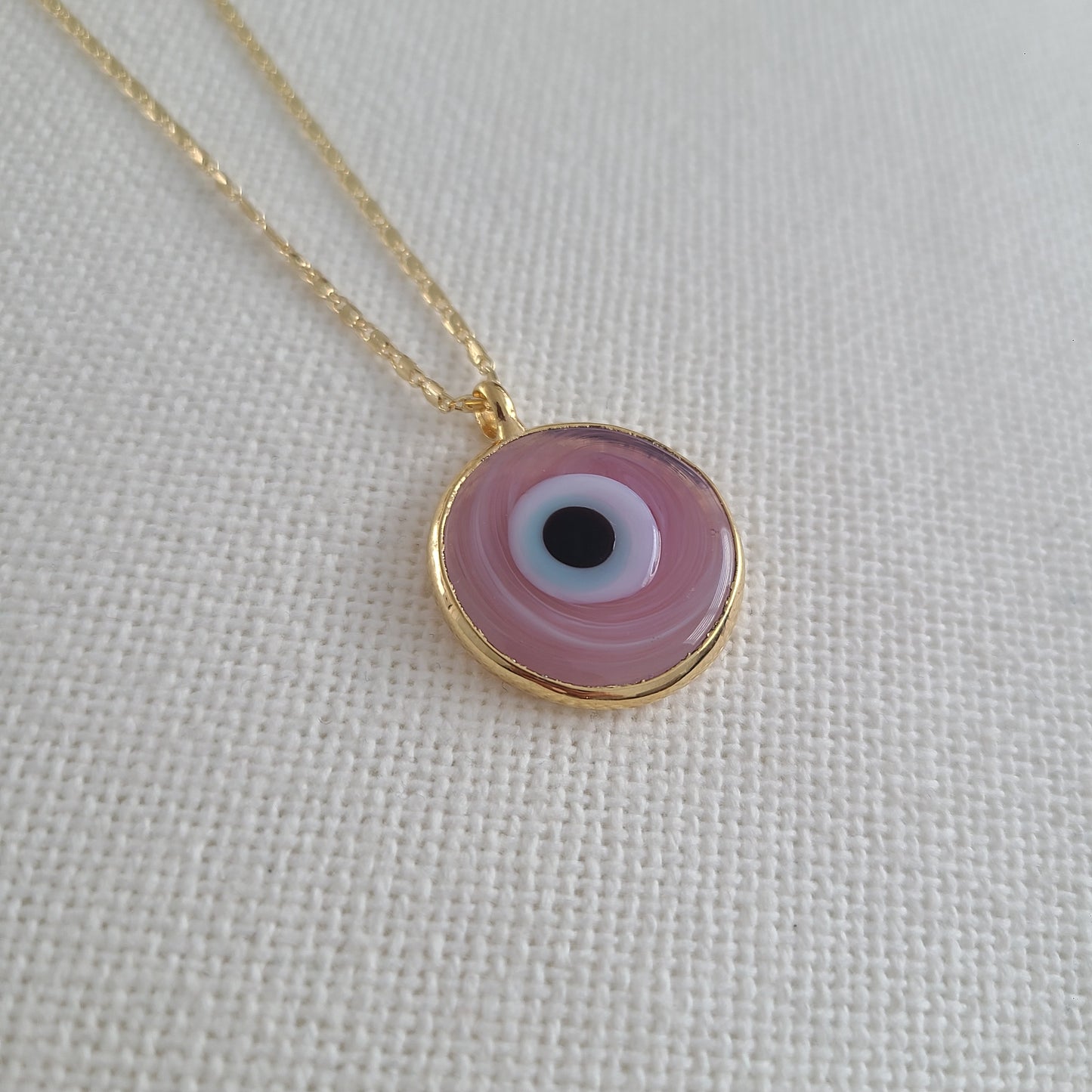 Murano Glass Evil Eye pendant Necklace