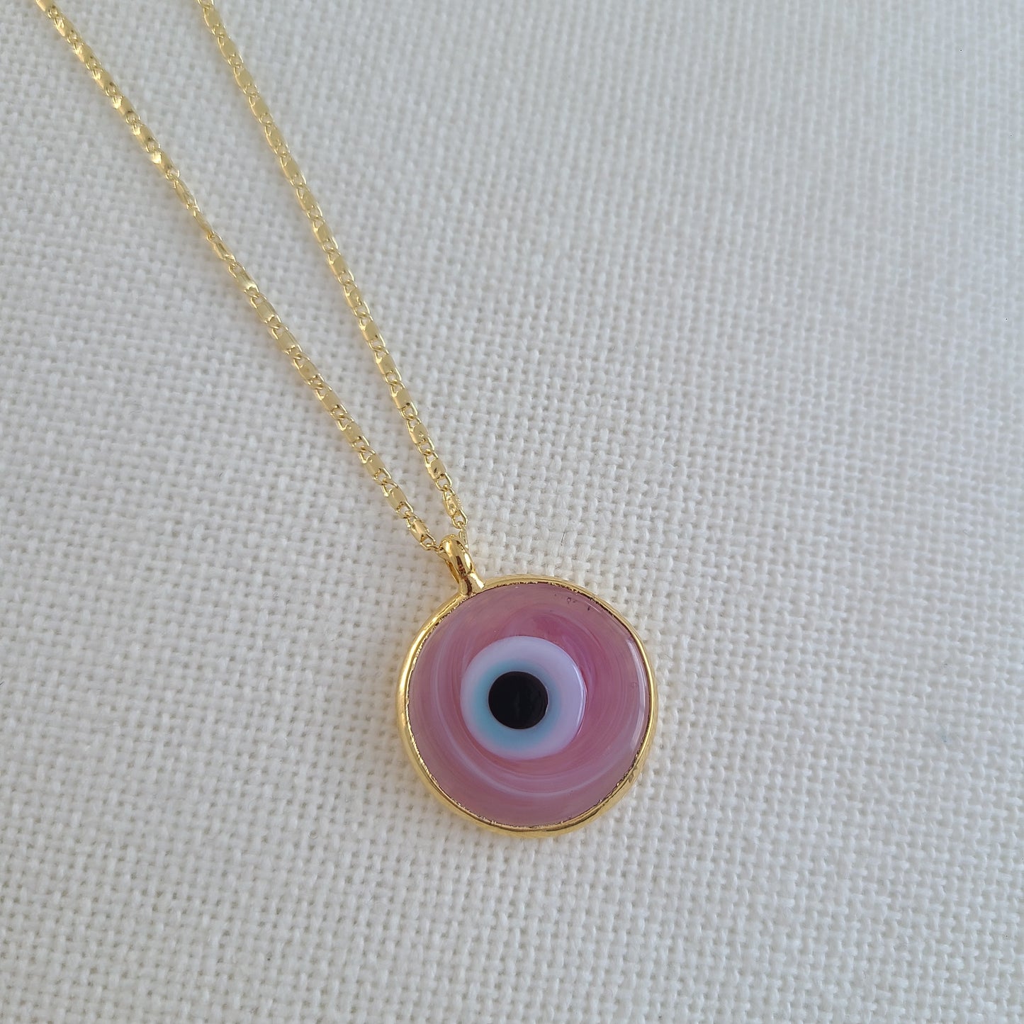 Murano Glass Evil Eye pendant Necklace