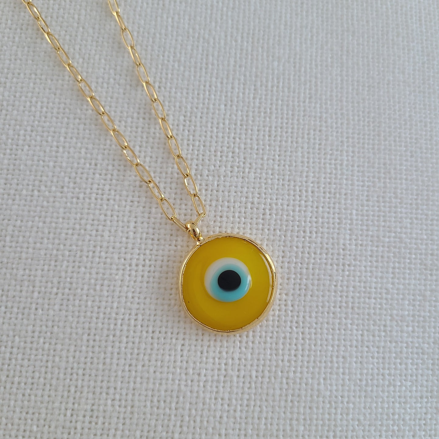 Murano Glass Evil Eye pendant Necklace