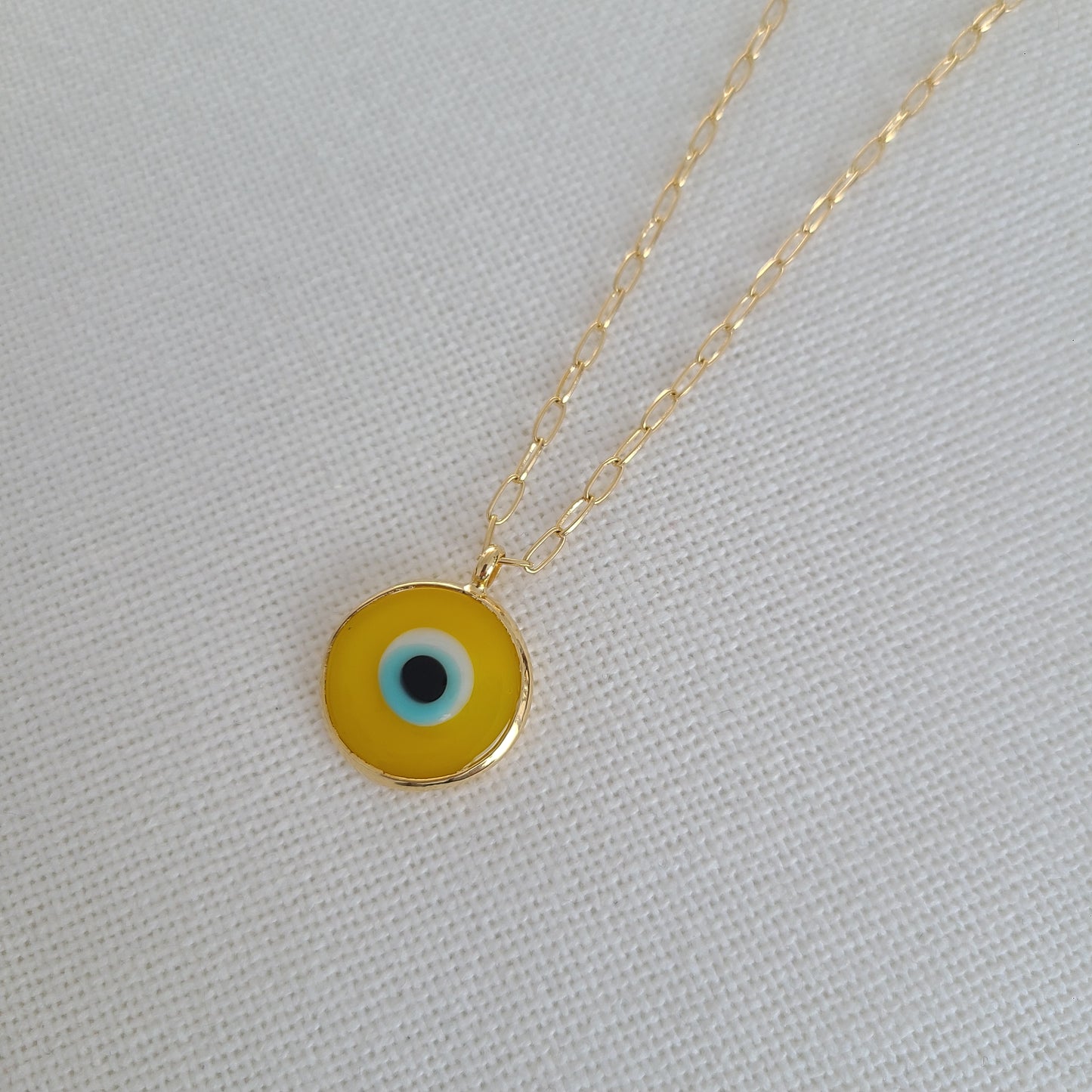 Murano Glass Evil Eye pendant Necklace