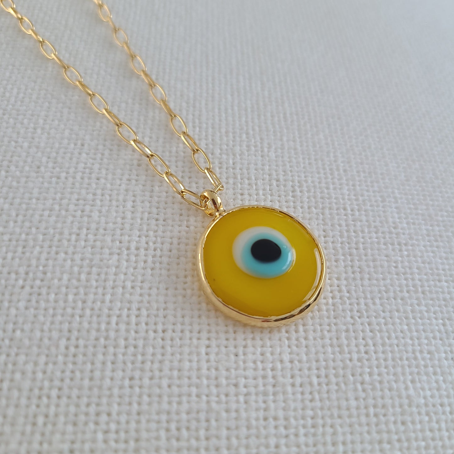 Murano Glass Evil Eye pendant Necklace