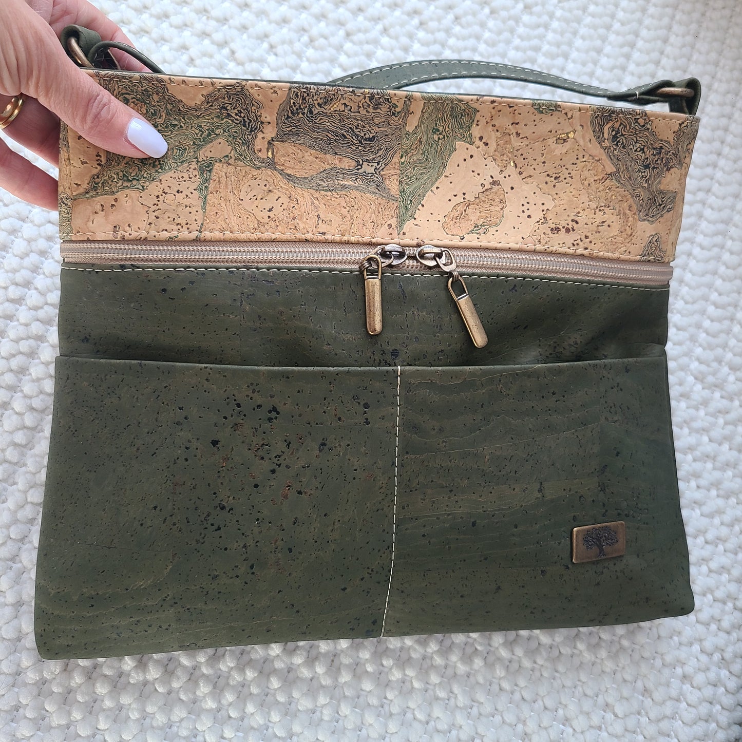 Betty Cork Handbag - Green