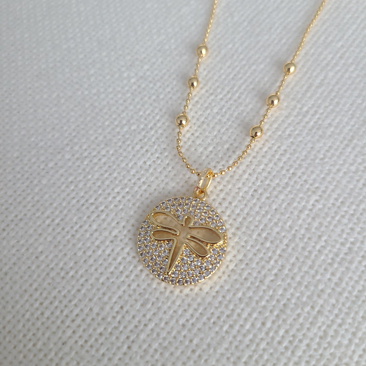 Dragonfly Glow Necklace
