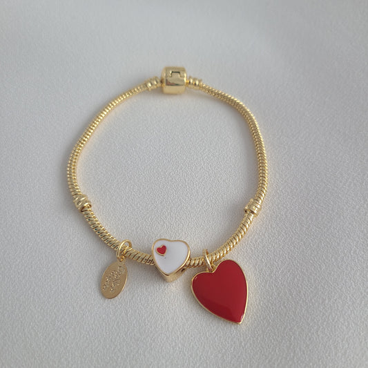 Red Heart Bracelet