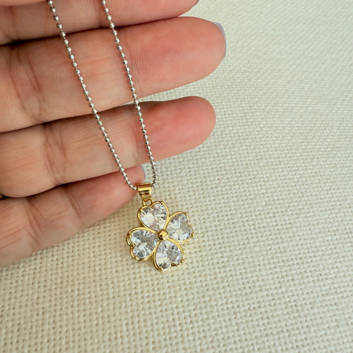 Golden Petal Necklace