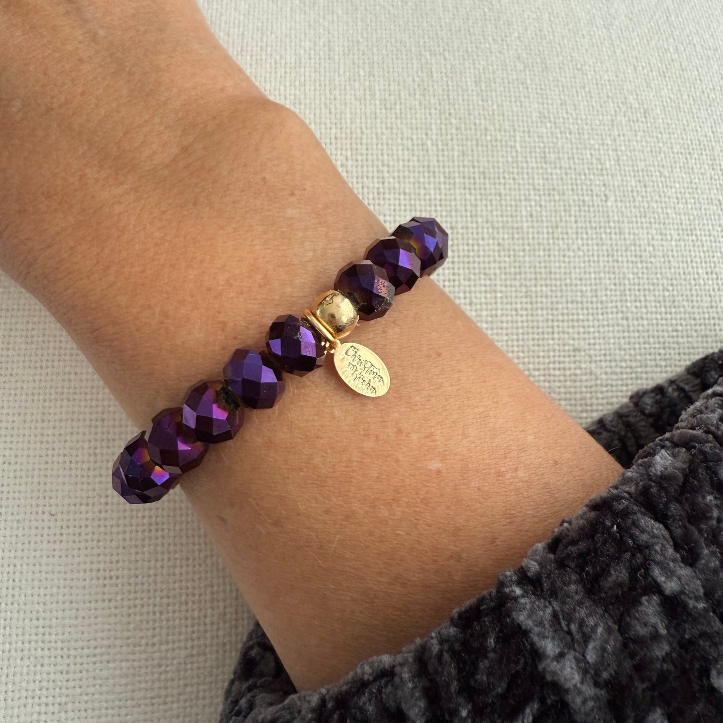 Bracelet Murano Glow – Violet