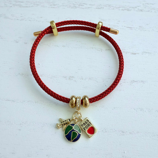 Bracelet à breloques Voyage