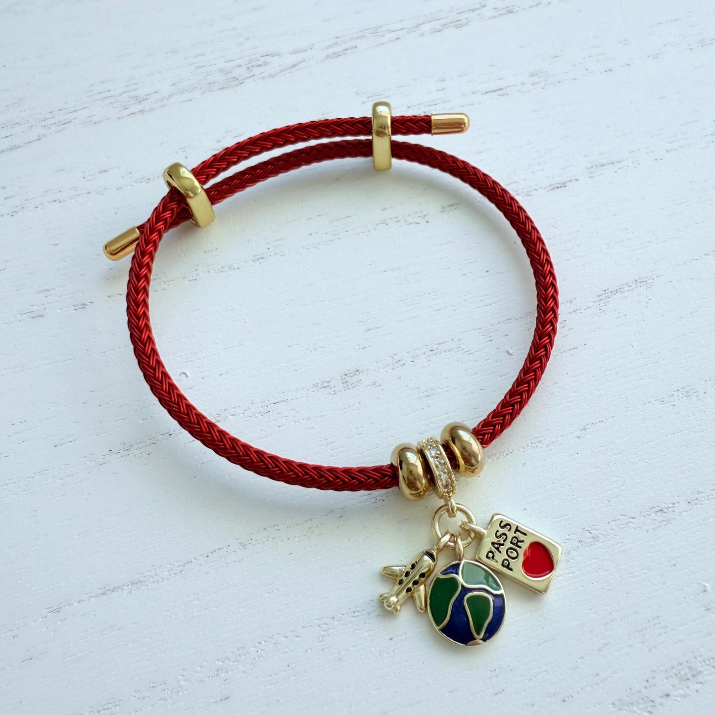 Bracelet à breloques Voyage