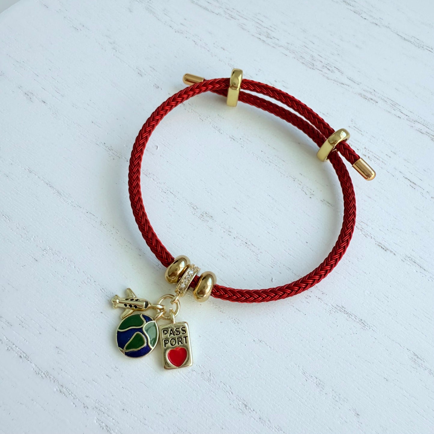 Bracelet à breloques Voyage