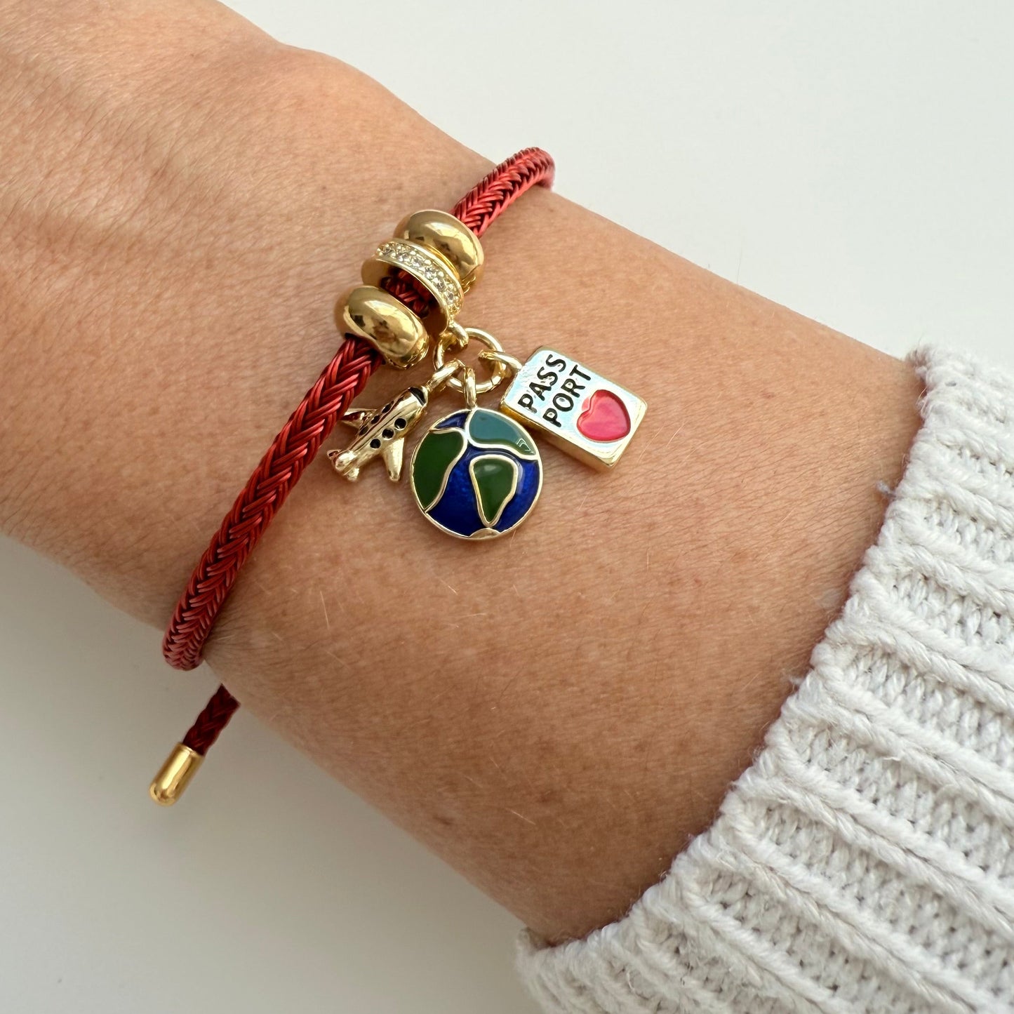 Bracelet à breloques Voyage