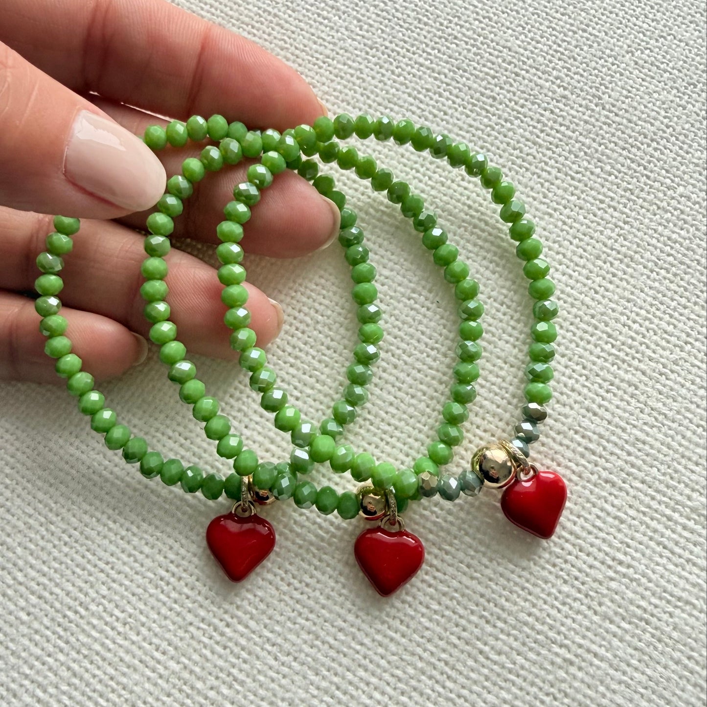 Bracelet Amour Vert