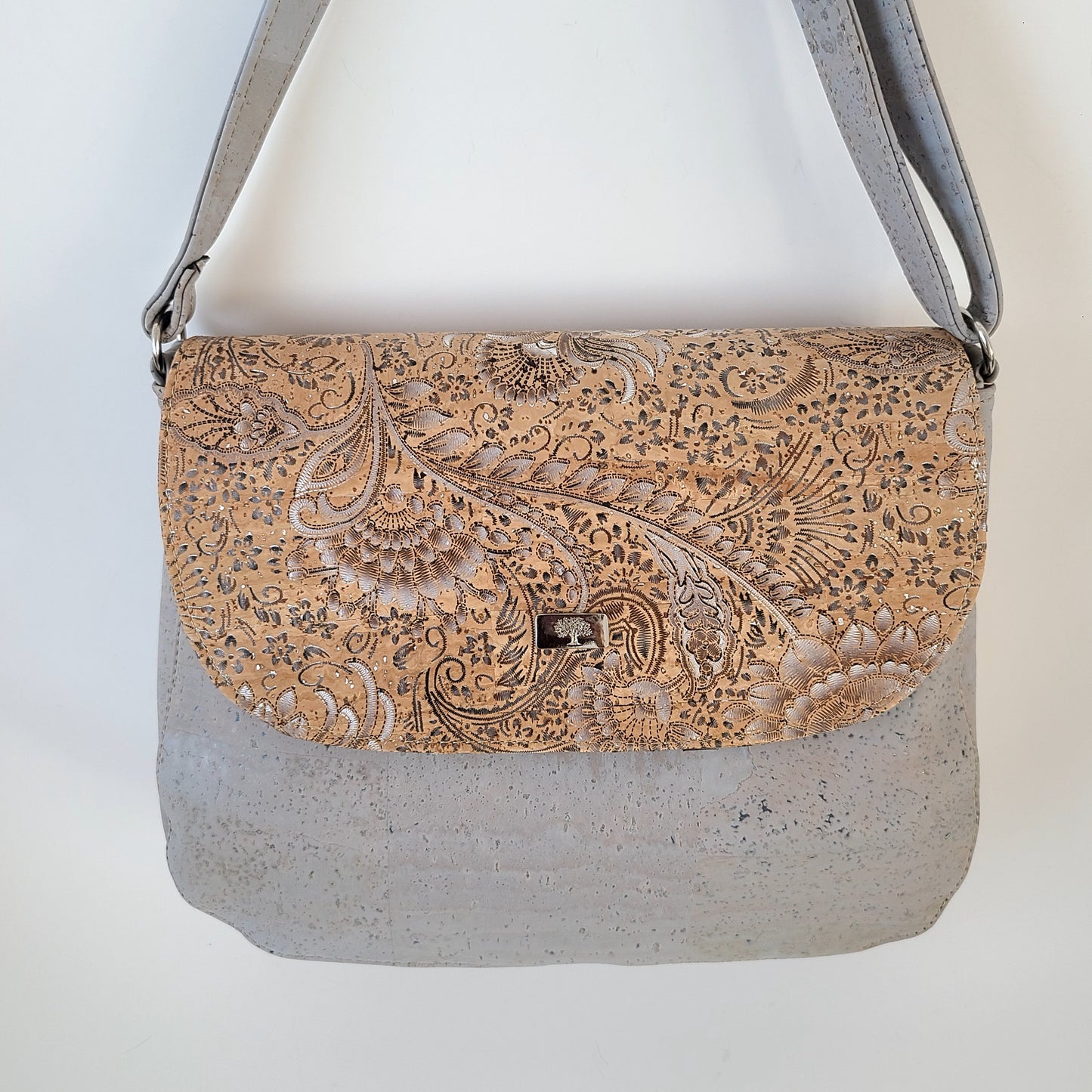 Elizabeth Cork Handbag - Gray