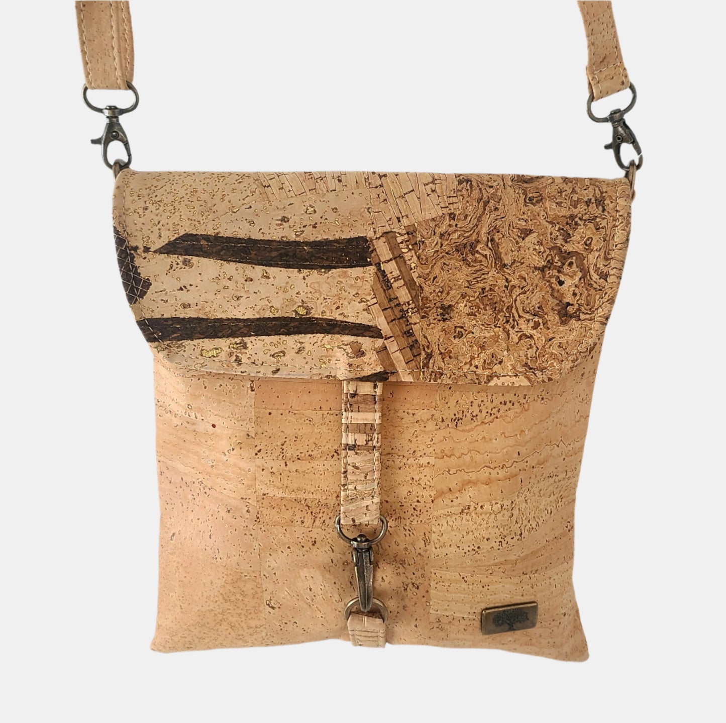 Elena Cork Handbag - Natural